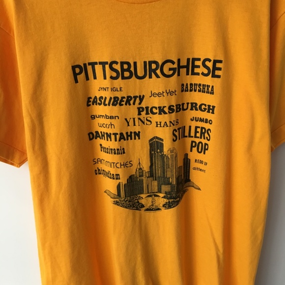 Vintage Pittsburgh Single Stitch Graphic Tee Shirt - Picture 3 of 8